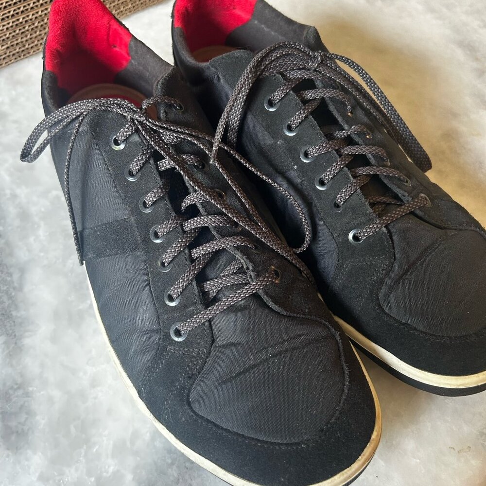 Plae Black Prospect Lace Up Sneaker.